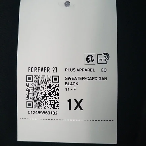 Elegant Black Women's Cardigan - Picture 3 of 8